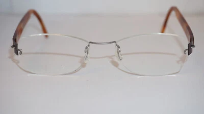 LINDBERG Eyeglasses Rimless Titanium Brown T512 135 - Image 1 of 4
