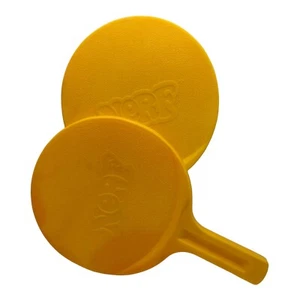 Vintage 1982 Nerf Game Paddles Ping Pong Replacement Orange - Picture 1 of 6