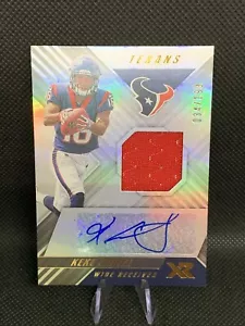 2018 Panini XR Keke Coutee Rookie Patch Auto #/199 Texans RPA SSP SP🔥 - Foto 1 di 2