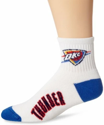 Oklahoma City Thunder NBA Men's Quarter Socks Cover