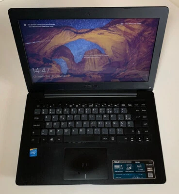 PC Portable Asus F453M, Intel Celeron N2840, 4Go Ram, HDD Sata II 250Go, win10 - Photo 1/4