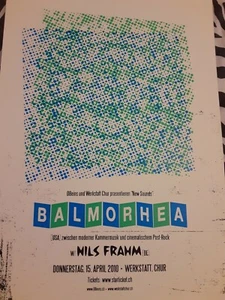 BALMORHEA w/ Nils Fram original numbered art print concert poster April 15,2010 - Picture 1 of 12