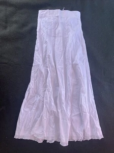 Antique Edwardian Petticoat Cotton Lace Gores Hand Sewn As Is - Picture 1 of 14