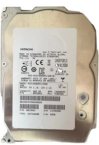 HUS156060VLS600 HITACHI 600GB 15K SAS 3.5'' HARD DRIVE 0B24502 - Picture 1 of 2