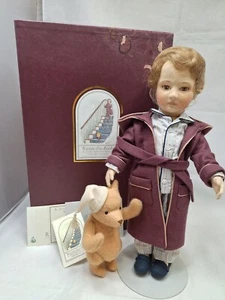 Vintage Schlafenszeit Christoper Robin & Pooh 67/500 R John Wright Puppen Vintage USA 1999 - Bild 1 von 22