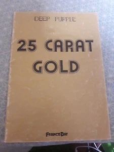 25 Carat Gold-Deep Purple-spartiti E Canzoni 1982 - Foto 1 di 4