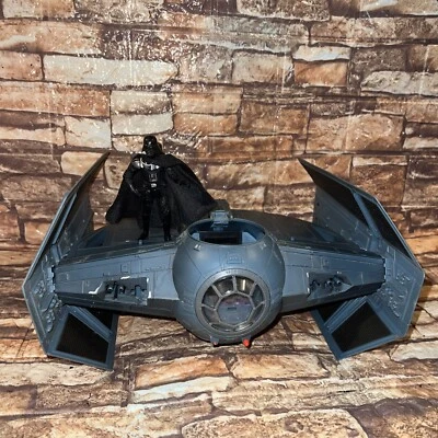 Star Wars: The Power of the Force DARTH VADER'S TIE FIGHTER  (1997) W/Vader 2004 - Image 1 of 4