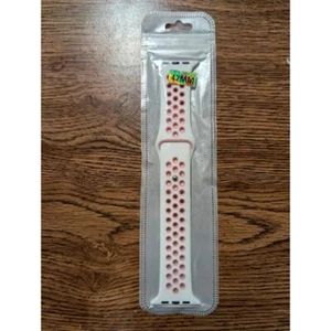 Cinturino Apple Watch Misura M/L 42mm Bianco Rosa Nuovo - Foto 1 di 1
