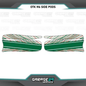 Tony Kart 2022 Style M6 Side Pods Sticker Kit - Picture 1 of 1