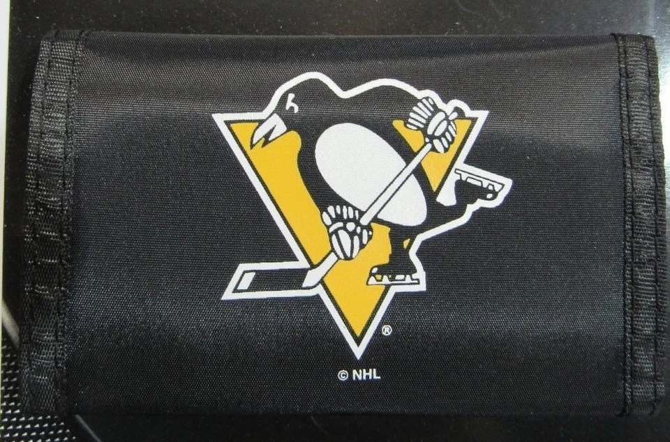 NHL Printed Tri-Fold Nylon Wallet RICO -Select- Team Below - Image 1 of 1