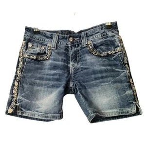 Miss Me blaue Jeansshorts klassischer Vintage Style - Bild 1 von 7