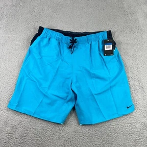 Pantalones cortos de tabla de voleibol Nike baúles para hombre XL baúles azules forrados NESS9509 - Imagen 1 de 10