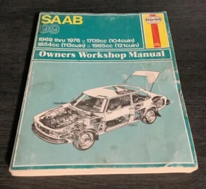GUÍA MANUAL DE REPARACIÓN DE SERVICIO AUTOMÁTICO SAAB 99 HAYNES 1969-1976 DE COLECCIÓN - Imagen 1 de 5