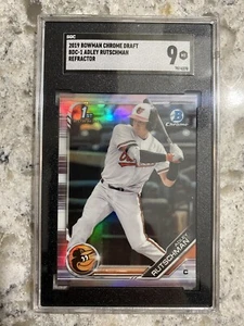 2019 Bowman Chrome Refractor Adley Rutschman SGC 9 - Bild 1 von 2