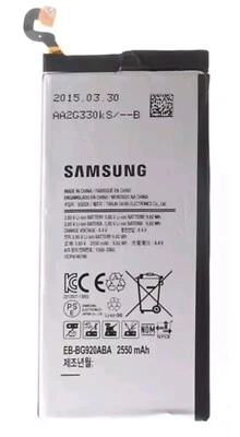 Новый оригинальный оригинальный подлинный аккумулятор Samsung EB-BG920ABA от оригинального производителя для Galaxy S6 SM-G920   - Изображение 1 из 2