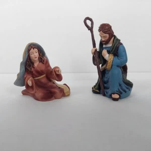 2 Thomas Kinkade Hawthorne Village Krippenbaum Sammlung Maria und Josef - Bild 1 von 5