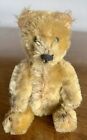 Vintage 5” Mohair Schuco Yes No Honey Brown Teddy Bear Tricky Jointed Bit Worn!