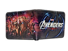 Avengers Wallet Purse ID Mens Kids Comics Superhero End Game Thanos Thor Gaming