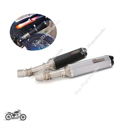 Silenciador de aluminio de 51 mm tubo de enlace de escape medio izquierdo para BMW F650GS F700GS F800GS Foto 1 de 4