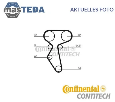 CT887K1 ZAHNRIEMENSATZ SET KIT CONTITECH FÜR DAEWOO NUBIRA,NEXIA,ESPERO,LANOS - Bild 1 von 4