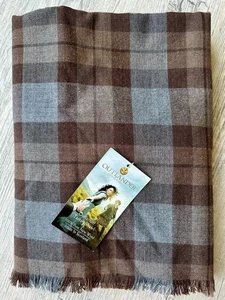 OUTLANDER Authentisch Tartan Schal Decke Halstuch 100 % Reine Wolle 54" x 54" Schottland - Bild 1 von 4