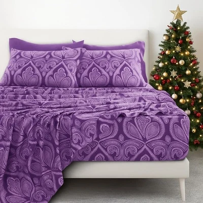 LDC LUX DECOR COLLECTION Sábanas - 6 Piezas Sábanas Queen Size - 1800 Hilos Foto 1 de 4