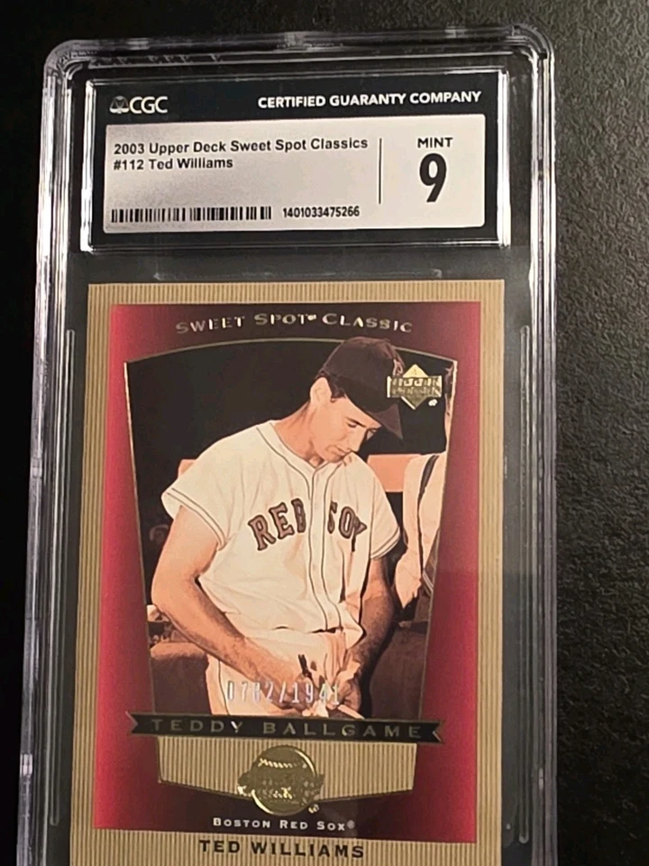 2003 Upper Deck TED WILLIAMS #112 Sweet Spot Classic"Teddy Ballgame"  #782/1941 - Image 1 of 4