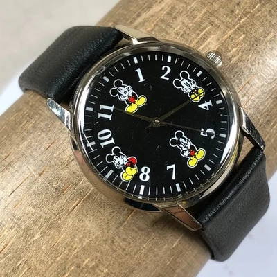 Vintage Disney Mickey Mouse Women Mood Quartz 32mm Watch 7 1/4" - Image 1 of 4