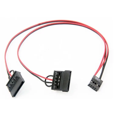 USB To SATA SSD Power Cable for ITX Motherboard USB 9-pin 2.5-inch SATA Notebook - Image 1 of 4