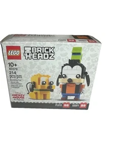 LEGO 40378 Goofy & Pluto set Retired Disney BrickHeadz FACTORY SEALED New - Picture 1 of 4