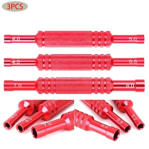 Aluminum Alloy RC Car Double Head Hexagon Sleeve Screwdriver Hex Wrench Tool A - Picture 1 of 9