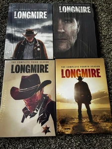 Longmire: Seasons 1-4 (DVD)-Seasons 3+4 BRAND NEW-SEALED-EXCELLENT CONDITION - Picture 1 of 7