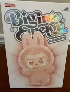 Labubu Pop Mart Authentic Big Into Energy LOVE Plush Pendant Unopened New - Picture 1 of 5