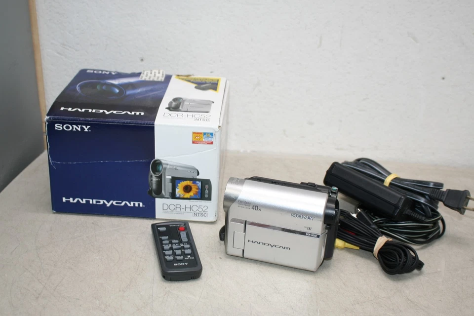 Sony DCR-HC52 Handycam MiniDV Camcorder- TESTED - Image 1 of 4