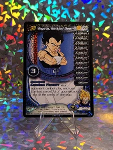 DBZ Dragon Ball Z FOIL Vegeta, Settled Down 122 CCG Limited Kid Buu Saga MP - Picture 1 of 4