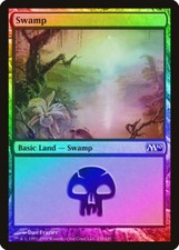 Swamp (238) FOIL Magic 2010 / M10 NM Basic Land MAGIC GATHERING CARD ABUGames