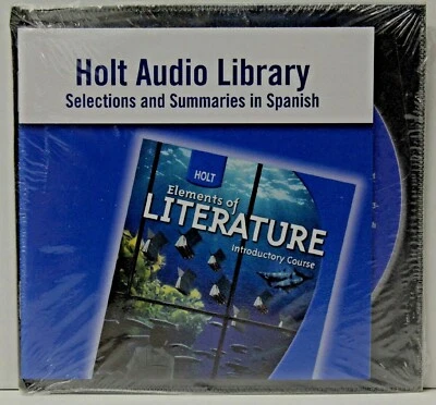 HOLT AUDIO LIBRARY "ELEMENTS OF LITERATURE" SPANISH INTRODUCTORY COURSE CD-ROM - Image 1 of 2