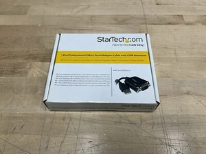 StarTech ICUSB2321X 1-Port Professional USB to Serial Asapter Cable with COM New - Picture 1 of 8