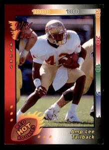 1992 Wild Card Red Hot Rookies Amplificador Lee #2 de 10 Florida State/49ers - Imagen 1 de 2