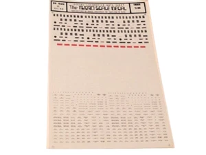 MICROSCALE DECALS RH-48 DIESEL LOCOMOTIVE DATA SHEET - HO Scale - Picture 1 of 4