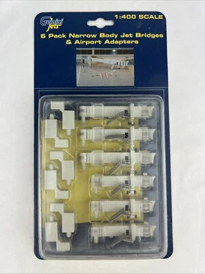 Gemini Jets 1:400 Narrowbody Air Bridge Set (Pack of 6) GJARBRDG1 - Image 1 of 4