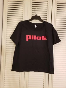 Pilot Gas Station Travel Center Black T Shirt  Womens Size XL NEW! - Picture 1 of 6