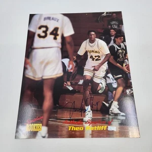 Theo Ratliff Signature Rookies Signed Autographed 8x10 Photo Wyoming Cowboys - Picture 1 of 3