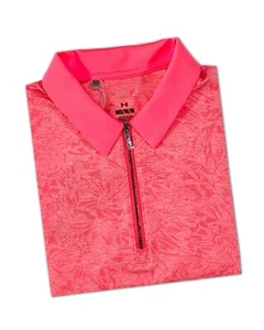 Under Armour Women’s Zinger Jacquard Zip Polo Shirt - Picture 1 of 6