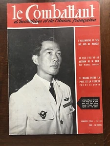 MILITARIA REVUE COMBATTANT D'INDOCHINE N°43 Janvier 1956 - Bild 1 von 1