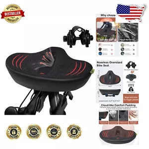 Comfortable Memory Foam Bike Saddle - Waterproof & Shockproof for All Bikes - Picture 1 of 8