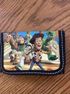 Kinder Toy Story Figur dreifach faltbare Geldbörse - Kinder Klapp Geldbörse - blau und rot - Bild 1 von 8