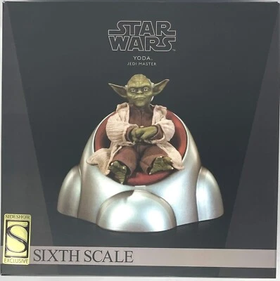 Figura coleccionable Star Wars YODA Jedi Master escala 1:6 exclusiva de Sideshow Foto 1 de 4