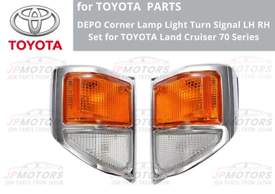 Juego de luces de esquina DEPO señal de giro izquierda derecha derecha para Toyota Land Cruiser serie 70 Foto 1 de 4
