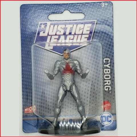 Cyborg Justice League DC Comics Mini Figure Minifigure Mattel Toy or Cake Topper Cover
